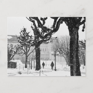 Europa, Österreich, Salzburg. Winter, Postkarte