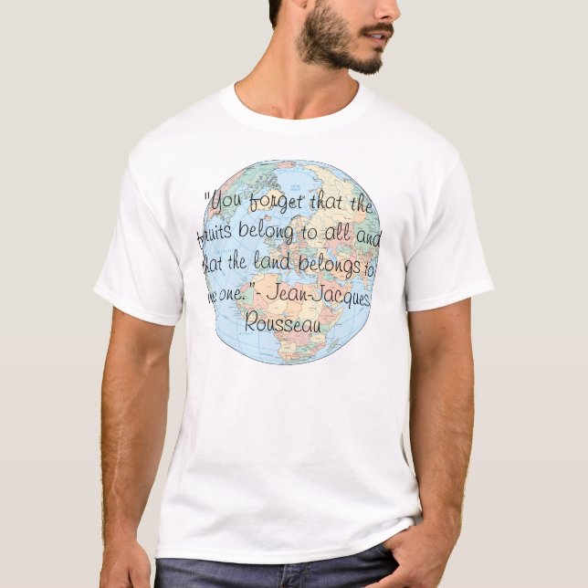 Europa-politisch, "Sie vergessen dass die Früchte T-Shirt (Vorderseite)