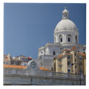 Europa, Portugal, Lissabon (auch Lisboa). Militär Fliese