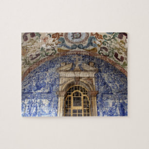Europa, Portugal, Obidos. Farbige Architektur
