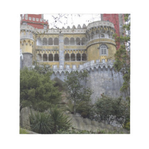 Europa, Portugal, Sintra. Die Pena National 3 Notizblock