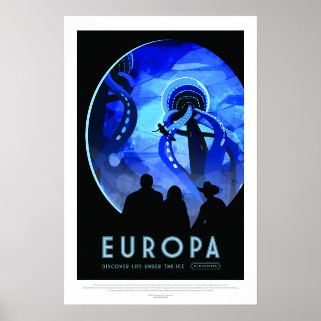 Europa, Reiseplakat Poster (Vorne)