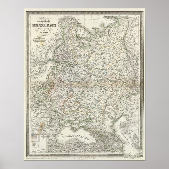 Europa - Russland Poster (Vorne)