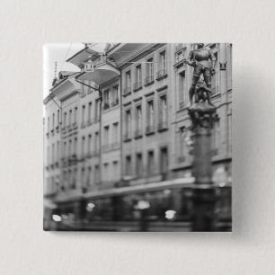 Europa, Schweiz, Bern. Straßenbahn, Marktgasse Button