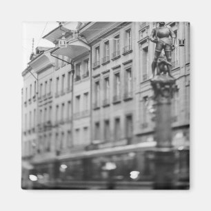 Europa, Schweiz, Bern. Straßenbahn, Marktgasse Magnet