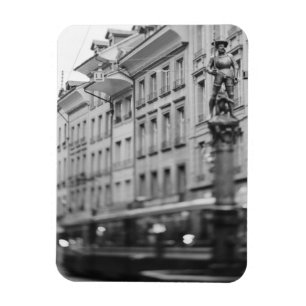 Europa, Schweiz, Bern. Straßenbahn, Marktgasse Magnet