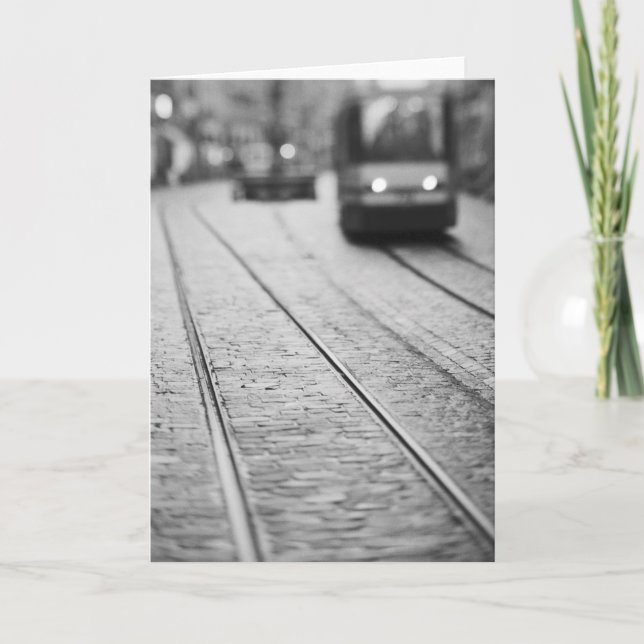 Europa, Schweiz, Bern. Straßenbahnen, Karte (Vorderseite)