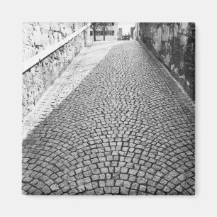 Europa, Schweiz, Zürich. Cobbled Street Magnet