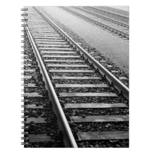 Europa, Schweiz, Zürich. Gleise Notizblock