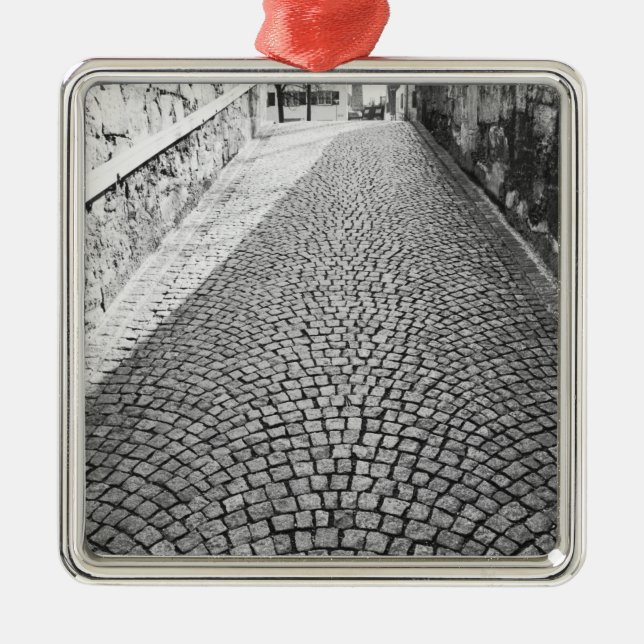 Europa, Schweiz, Zürich. Straße, Silbernes Ornament (Vorne)