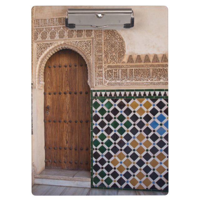 Europa, Spanien, Andalusien, Granada, Alhambra Klemmbrett (Vorderseite)
