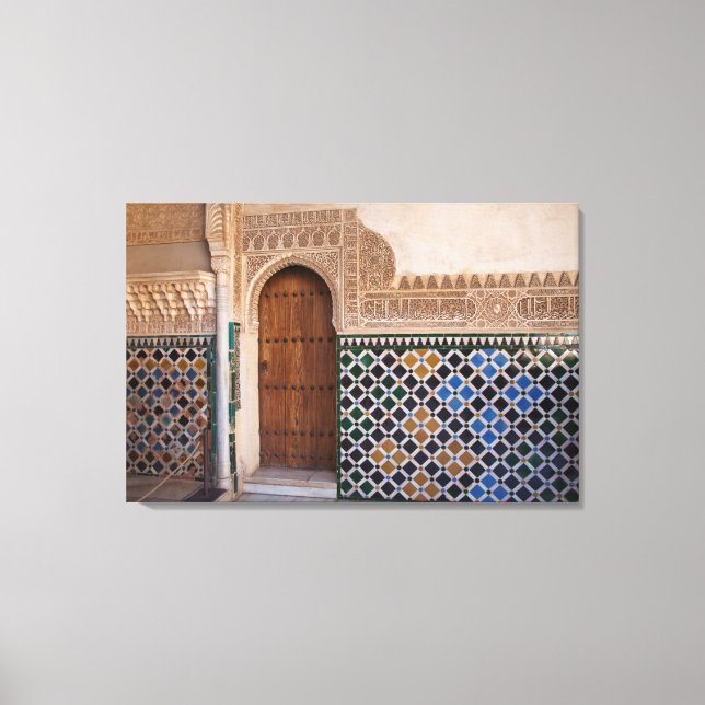 Europa, Spanien, Andalusien, Granada, Alhambra Leinwanddruck (Vorderseite)