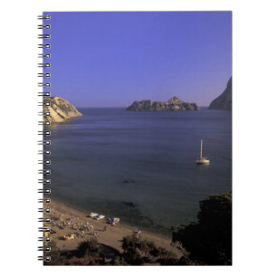 Europa, Spanien, Balearen, Ibiza, Cala d'Hort Notizblock