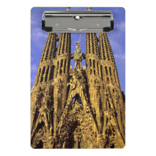 Europa, Spanien, Barcelona, Sagrada Familia Mini Klemmbrett
