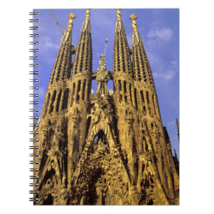 Europa, Spanien, Barcelona, Sagrada Familia Notizblock