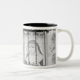 Europa, Spanien, Mallorca. Die heilige Mauer, Zweifarbige Tasse