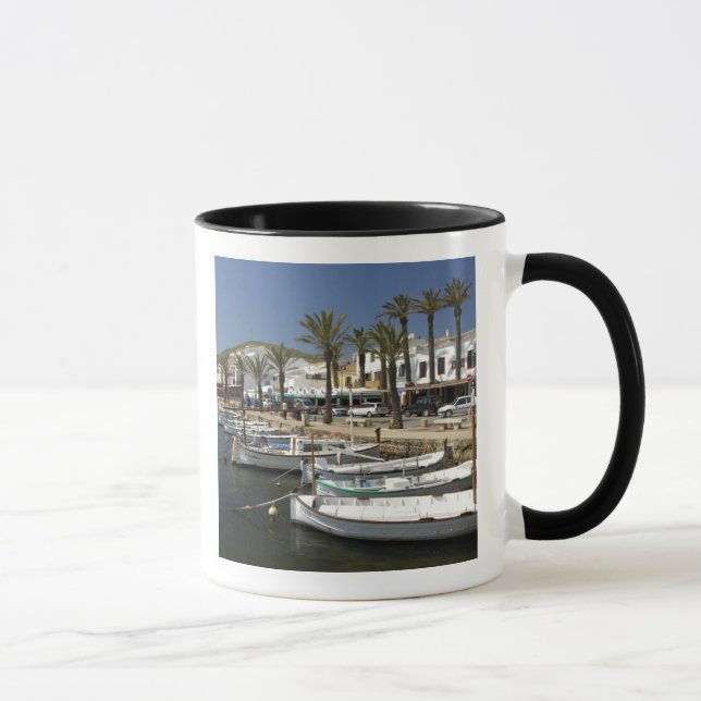 Europa, Spanien, Menorca (auch Menorca). Fischfang Tasse (Rechts)