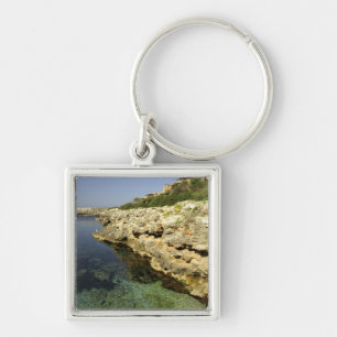 Europa, Spanien, Menorca, Binibeca. 2 Schlüsselanhänger