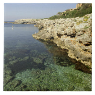 Europa, Spanien, Menorca, Binibeca. Fliese