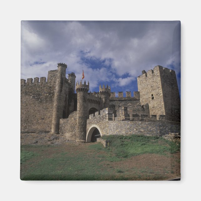 Europa, Spanien, Ponferrada, Leon. Templer Magnet (Vorne)