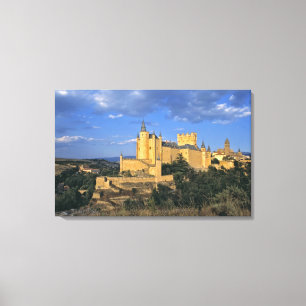 Europa, Spanien, Segovia. Der Alcazar, ein Welt Leinwanddruck