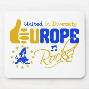 Europa-Steine! Mousepad
