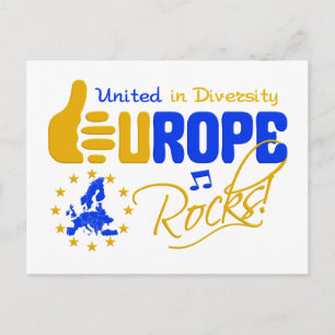 Europa Steine! Postkarte