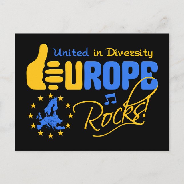 Europa Steine! Postkarte (Vorderseite)