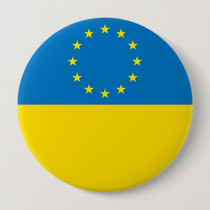 EUROPA UKRAINE BUTTON