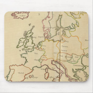 Europa und große Städte Mousepad