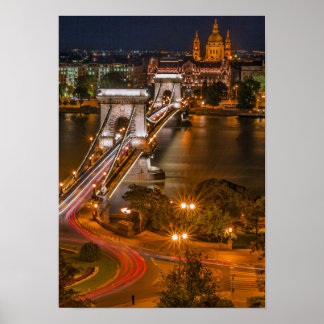 Europa Ungarn Hauptstadt Budapest Poster
