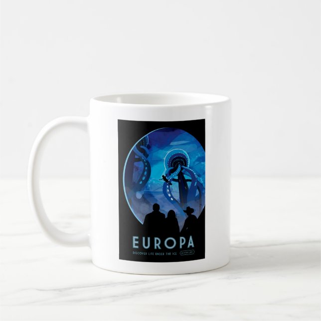 Europa - Visions de la NASA sur le futur café Mug (Gauche)