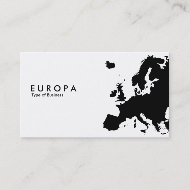 EUROPA VISITENKARTE (Vorderseite)