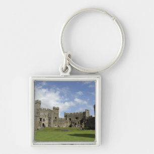 Europa, Wales, Caernarfon. Caernarfon Castle, Schlüsselanhänger