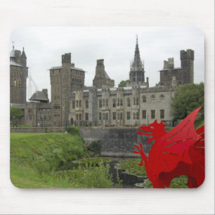 Europa, Wales, Cardiff. Cardiff Castle. Walisisch Mousepad