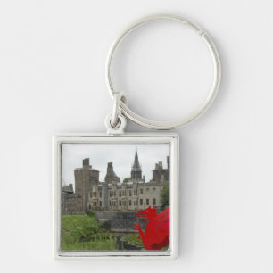 Europa, Wales, Cardiff. Cardiff Castle. Walisisch Schlüsselanhänger