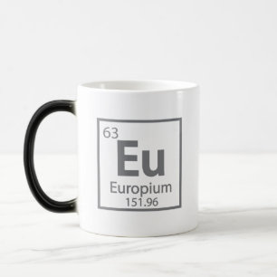 Europa - Wissenschaft - Periodische Tischgestaltun Verwandlungstasse
