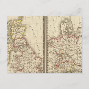 Europa - ZentralEngland Postkarte