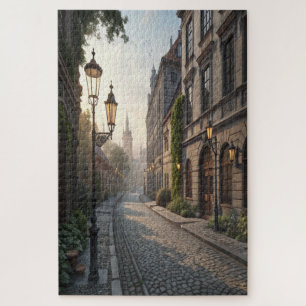 Europäische Altstadt-Straßen-Puzzle