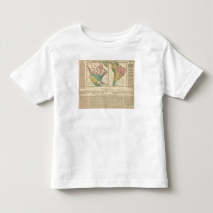 Europäische Entdeckung der Amerika-Atlas-Karte Kleinkind T-shirt