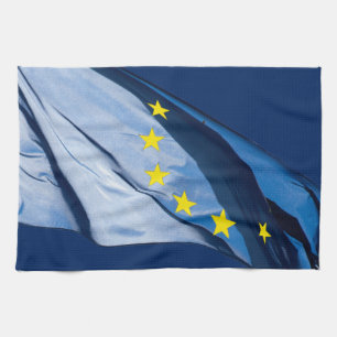Europäische Flagge Geschirrtuch