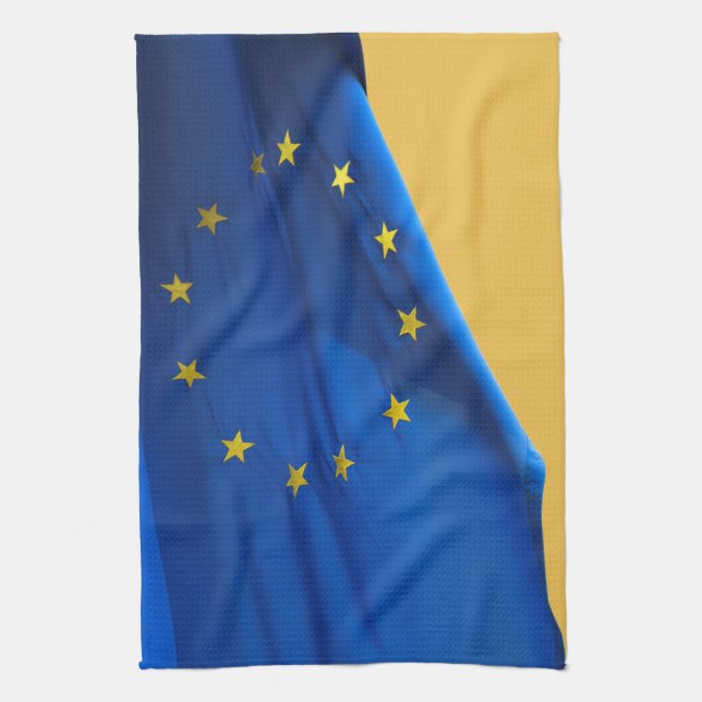 Europäische Flagge Handtuch (Vertikal)