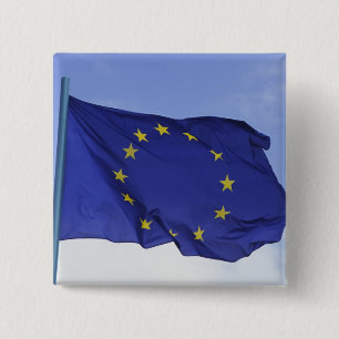 Europäische Flagge RF) Button