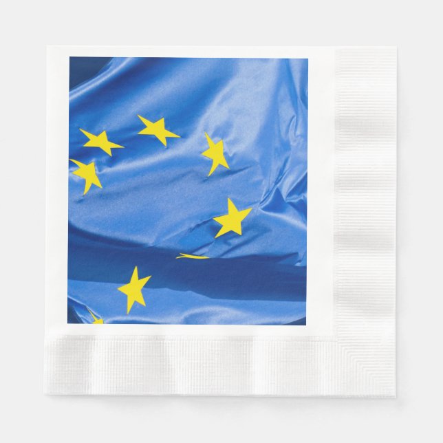 Europäische Flagge Serviette (Vorderseite)