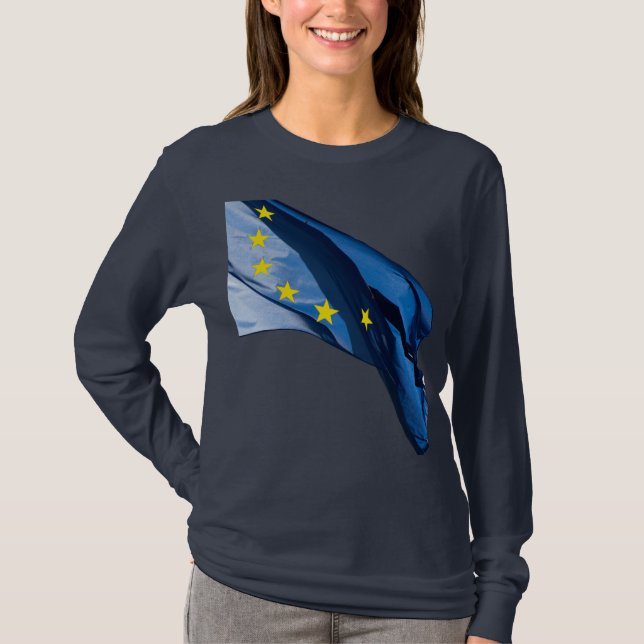 Europäische Flagge T-Shirt (Vorderseite)