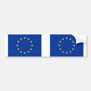Europäische Gewerkschaft Autoaufkleber