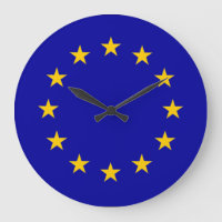 Europäische Gewerkschaft blau mit goldenen Sternen