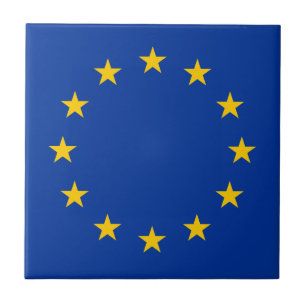 Europäische Gewerkschaft EU-Flagge Fliese