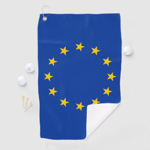 Europäische Gewerkschaft EU-Flagge Golfhandtuch