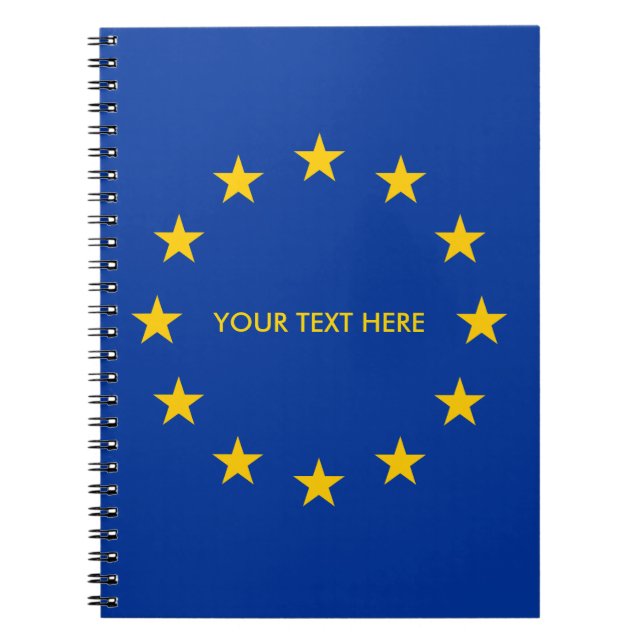 Europäische Gewerkschaft EU kennzeichnen Notizblock (Vorderseite)